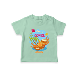 My First Lohre - Customized T-Shirt For Kids - MINT GREEN - 0-5 Months Old (Chest 17")