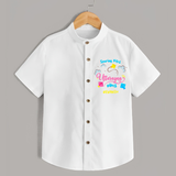 Soaring Kites Uttarayan Vibes - Customized Shirt For Kids - WHITE - 0 - 6 Months Old (Chest 23")