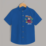 Happy Pongal - Sweet as Sakkarai Pongal  Customized Shirt for Kids with Name - COBALT BLUE - 0 - 6 Months Old (Chest 23")