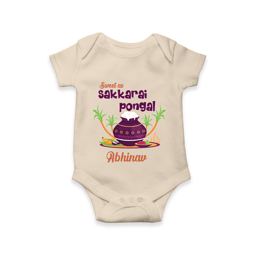 Happy Pongal - Sweet as Sakkarai Pongal  Customized Romper for Babies with Name