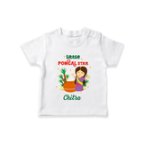 Little Pongal Star Personalized Kids T-Shirt - WHITE - 0-5 Months Old (Chest 17")