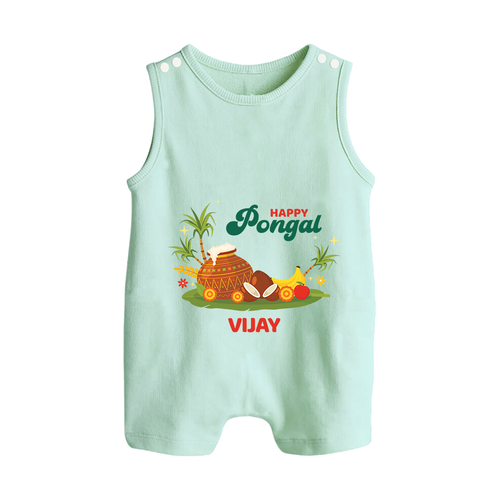 Happy Pongal - Celebrate This Pongal With Our Customized Romper Suit for Babies with Name