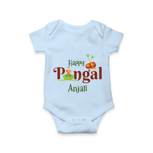 Happy Pongal - Tradition in Style Customized Romper for Babies with Name