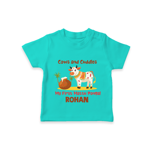 Cows And Cuddles  - My First Mattu Pongal Themed T-shirt For Babies