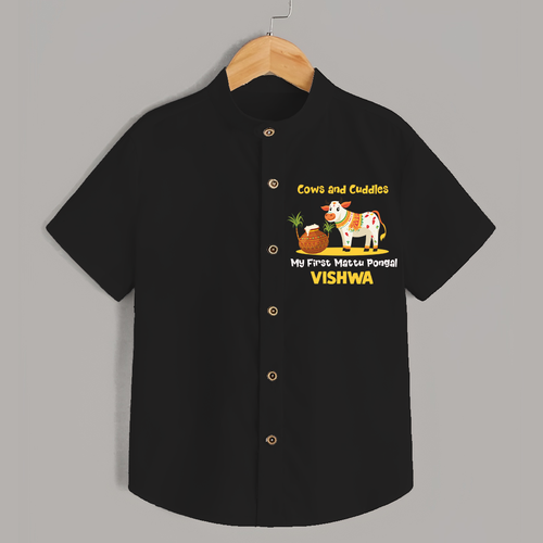 Cows And Cuddles  - My First Mattu Pongal Themed Shirt For Kids