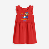 Little Braveheart Police Hero Frock - RED - 0 - 6 Months Old (Chest 18")