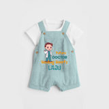 Healing Hearts Doctor Boy Dungaree - ARCTIC BLUE - 0 - 3 Months Old (Chest 17")