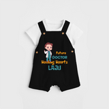 Healing Hearts Doctor Boy Dungaree - BLACK - 0 - 3 Months Old (Chest 17")