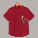 Healing Hearts Doctor Boy Shirt - RED - 0 - 6 Months Old (Chest 21")