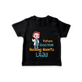 Healing Hearts Doctor Boy T-Shirt - BLACK - 0 - 5 Months Old (Chest 17")