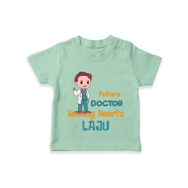 Healing Hearts Doctor Boy T-Shirt - MINT GREEN - 0 - 5 Months Old (Chest 17")