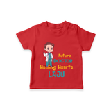 Healing Hearts Doctor Boy T-Shirt - RED - 0 - 5 Months Old (Chest 17")