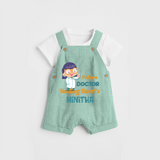 Healing Hearts Doctor Girl Dungaree - LIGHT GREEN - 0 - 3 Months Old (Chest 17")