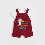 Healing Hearts Doctor Girl Dungaree - RED - 0 - 3 Months Old (Chest 17")