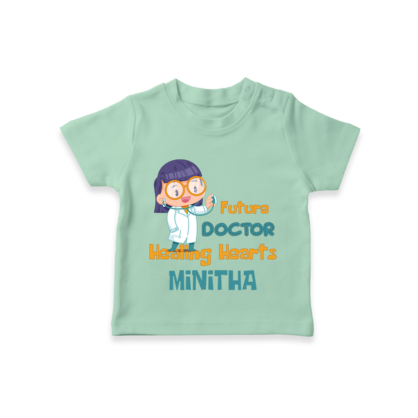 Healing Hearts Doctor Girl T-Shirt - MINT GREEN - 0 - 5 Months Old (Chest 17")