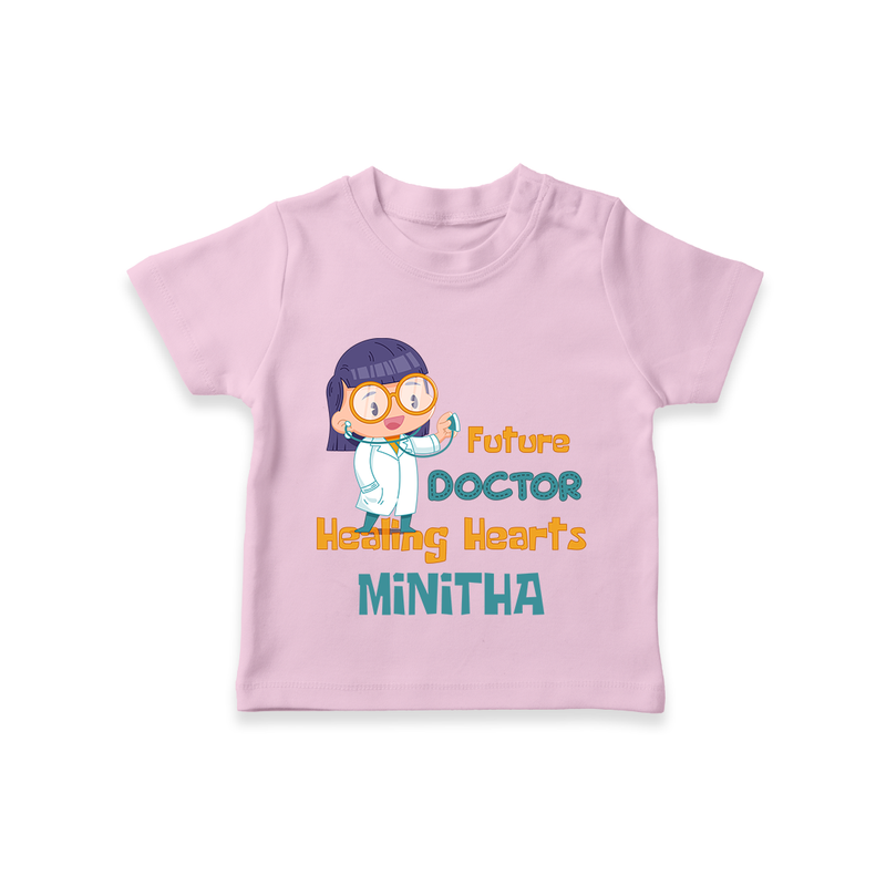 Healing Hearts Doctor Girl T-Shirt - PINK - 0 - 5 Months Old (Chest 17")