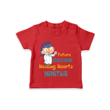 Healing Hearts Doctor Girl T-Shirt - RED - 0 - 5 Months Old (Chest 17")