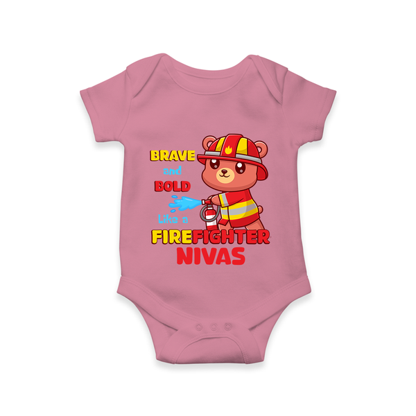 Future Firefighter Romper / Onesie | Profession-Themed Name Romper / Onesie - ONION - New Born (Chest 14")
