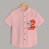 Brave and Bold Firefighter Hero Shirt - PEACH - 0 - 6 Months Old (Chest 21")