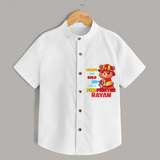 Brave and Bold Firefighter Hero Shirt - WHITE - 0 - 6 Months Old (Chest 21")