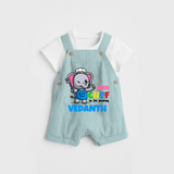 Aspiring Mini Chef Dungaree - ARCTIC BLUE - 0 - 3 Months Old (Chest 17")