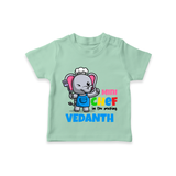 Aspiring Mini Chef T-Shirt - MINT GREEN - 0 - 5 Months Old (Chest 17")