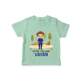 Little Farmer Boy T-Shirt - MINT GREEN - 0 - 5 Months Old (Chest 17")