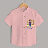 Little Farmer Girl Shirt - PEACH - 0 - 6 Months Old (Chest 21")