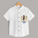 Little Farmer Girl Shirt - WHITE - 0 - 6 Months Old (Chest 21")