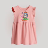 Future Scientist Baby Frock | Cute Baby Baby Frock with Name - BABY PINK - 0 - 3 Months Old (Chest 17")