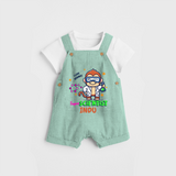 Super Scientist Explorer Dungaree - LIGHT GREEN - 0 - 3 Months Old (Chest 17")