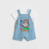 Super Scientist Explorer Dungaree - SKY BLUE - 0 - 3 Months Old (Chest 17")