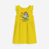 Super Scientist Explorer Frock - YELLOW - 0 - 6 Months Old (Chest 18")