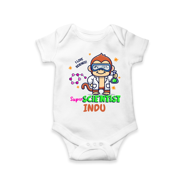 Super Scientist Explorer Onesie - WHITE - 0 - 3 Months Old (Chest 16")