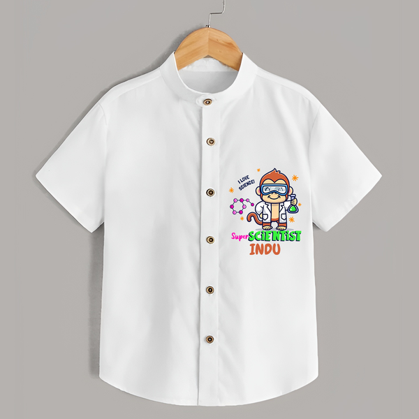 Super Scientist Explorer Shirt - WHITE - 0 - 6 Months Old (Chest 21")