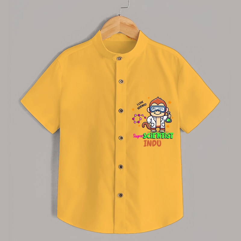 Super Scientist Explorer Shirt - YELLOW - 0 - 6 Months Old (Chest 21")