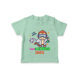 Super Scientist Explorer T-Shirt - MINT GREEN - 0 - 5 Months Old (Chest 17")