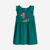 Creative Artist Boy Frock - MYRTLE GREEN - 0 - 6 Months Old (Chest 18")