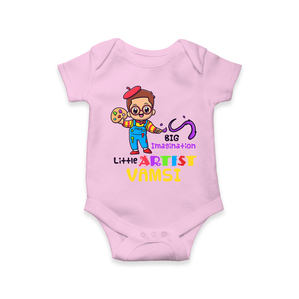 Creative Artist Boy Onesie - PINK - 0 - 3 Months Old (Chest 16")