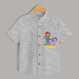 Creative Artist Boy Shirt - GREY MELANGE - 0 - 6 Months Old (Chest 21")