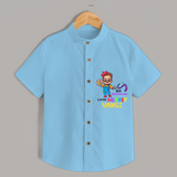 Creative Artist Boy Shirt - SKY BLUE - 0 - 6 Months Old (Chest 21")