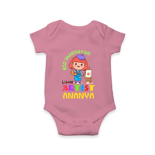 Future Artist Romper / Onesie | Custom Printed Name Romper / Onesie - ONION - New Born (Chest 14")