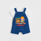 Junior Engineer Dungaree - COBALT BLUE - 0 - 3 Months Old (Chest 17")