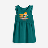 Junior Engineer Frock - MYRTLE GREEN - 0 - 6 Months Old (Chest 18")