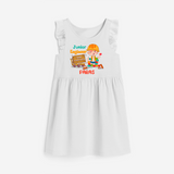 Junior Engineer Frock - WHITE - 0 - 6 Months Old (Chest 18")