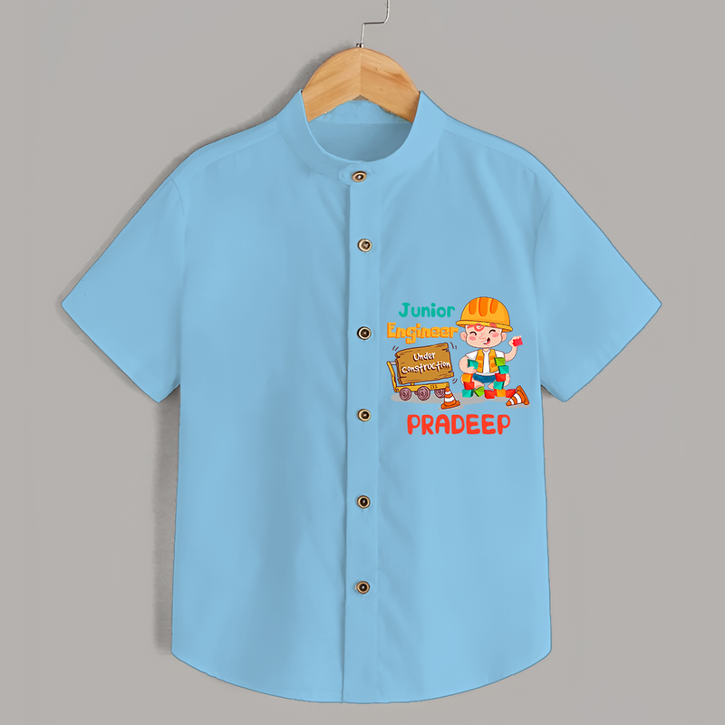 Junior Engineer Shirt - SKY BLUE - 0 - 6 Months Old (Chest 21")