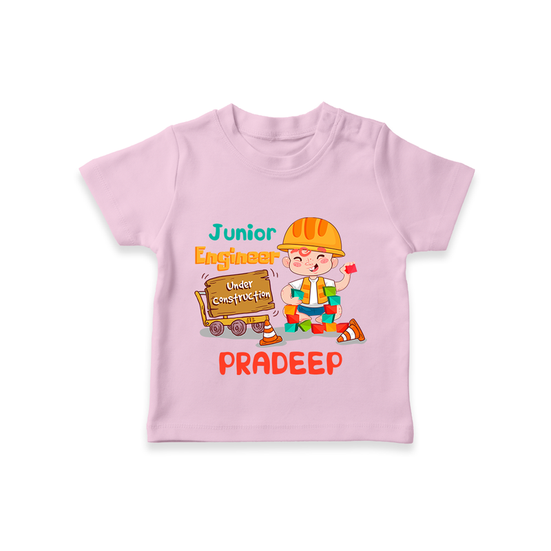 Junior Engineer T-Shirt - PINK - 0 - 5 Months Old (Chest 17")