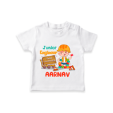 Future Engineer T-Shirt | Soft Cotton Custom Name T-Shirt - WHITE - 0-5 Months Old (Chest 17")
