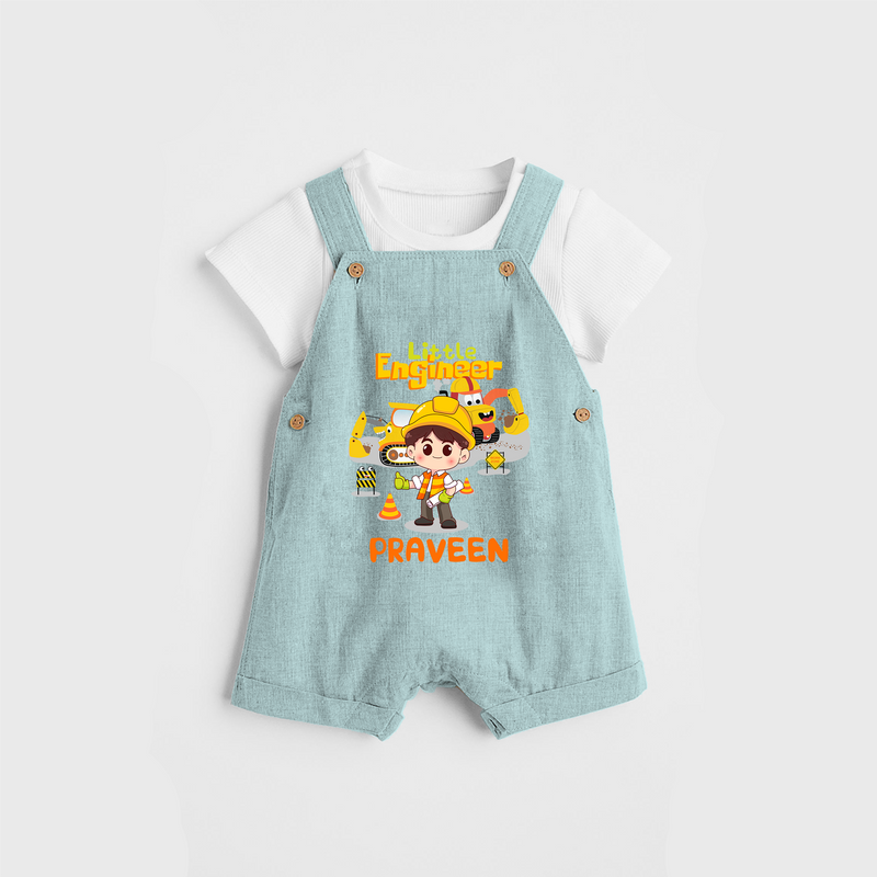 Little Engineer Dungaree - ARCTIC BLUE - 0 - 3 Months Old (Chest 17")