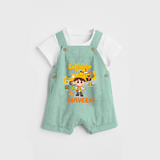 Little Engineer Dungaree - LIGHT GREEN - 0 - 3 Months Old (Chest 17")